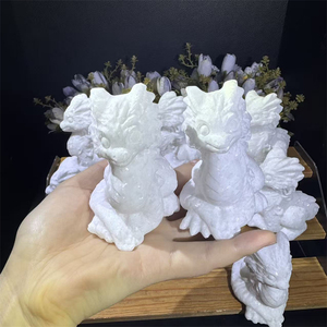 <span class=keywords><strong>Prix</strong></span> de gros : Sculptures <span class=keywords><strong>en</strong></span> cristal, pierre de guérison sculptée à la main, dragon <span class=keywords><strong>en</strong></span> <span class=keywords><strong>jade</strong></span> blanc pour décoration ou cadeau - Product Image 2