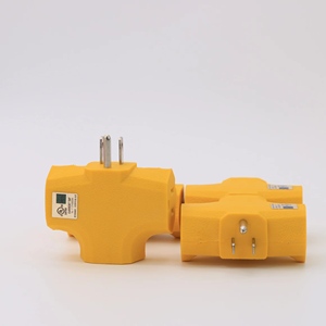 3-gói 3 cách cắm Adapter 15A 1875W 3 prong 3 Outlet Adapter <span class=keywords><strong>Power</strong></span> Splitter cắm Outlet - Product Image 6