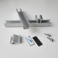 Rail en U court sur mesure pour l'installation solaire sur toiture en tôle métallique, construction photovoltaïque commerciale