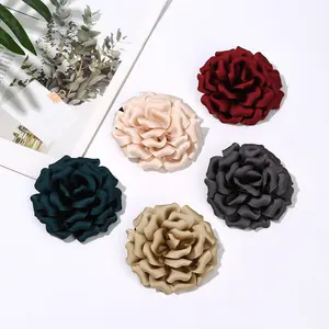 DIY Flowers Handmade Satin Rose Headband Accessories Clothes Accessories