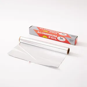 Papel de aluminio ecológico de primera calidad 8011 H22 Fabricación industrial Embalaje Rollos de papel de aluminio