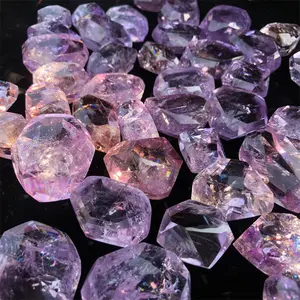 Natürliche hochwertige Regenbogen Amethyst klare Quarz Kristall Freiform für Dekoration Anhänger Ornament