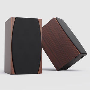 Nouveaux haut-parleurs HiFi à basses profondes 2.0, enceintes bibliothèque en bois, système de son home cinéma - Product Image 4