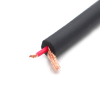 Câble audio mono souple en PVC 6 mm noir, accessoires pour instruments de musique