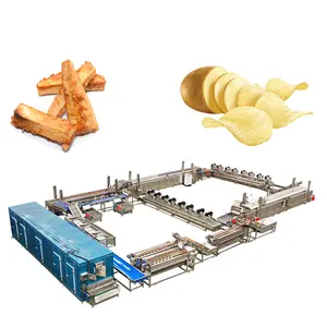 Made In China Direct Factory French Fries Production Frozen Potato Production Line French Fries Line