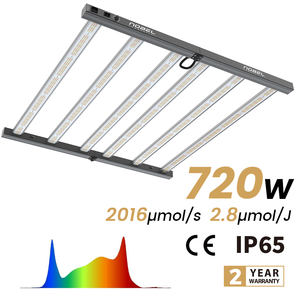 ไฟปลูกต้นไม้ <span class=keywords><strong>Samsung</strong></span> LED Tritile 720W แบบ <span class=keywords><strong>6</strong></span> บาร์ สเปกตรัมเต็ม ปรับความสว่างได้ 2.8umol/<span class=keywords><strong>J</strong></span> ประสิทธิภาพสูง สำหรับปลูกพืชในร่มและโรงเรือน - Product Image 1