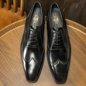 Zapatos de Vestir de Cuero para Hombre, Estilo Británico, Personalizados, de Lujo, con Punta y Correa, Casuales - Product Image 4