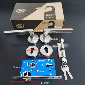 مقابض أبواب من نوع رافعة صلبة من الفولاذ المقاوم للصدأ hongwy عالية الجودة - Product Image 6