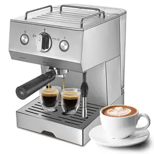 20 Bar High Performance 1.5 L Removable Large Capacity Water Tank Espresso Coffee Machine For Cafes