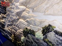 Il n'y a qu'un seul marbre jade murale relief 3D pierre suspendue peinture dans le monde pierre relief