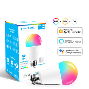 9W regulable <span class=keywords><strong>Apple</strong></span> <span class=keywords><strong>Homekit</strong></span> Cozylife <span class=keywords><strong>bombillas</strong></span> LED <span class=keywords><strong>inteligentes</strong></span> Siri Control de voz RGB CCT CAMBIO DE Color música bombilla LED - Product Image 6