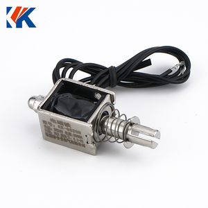 Elektromagnet Aktuator DC 5V 6V 12V 24V Langkah Panjang Dorong Tarik Traksi Kuat Pengunci Elektromagnet Mikro Tabung Dorong-Tarik - Product Image 5