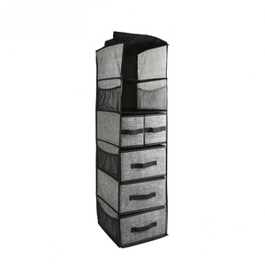 Factory Supplier <b>Collapsible</b> Foldable Wardrobe Hanging Fabric <b>Storage</b> Container for Clothes Bedding Toys - Product Image 1