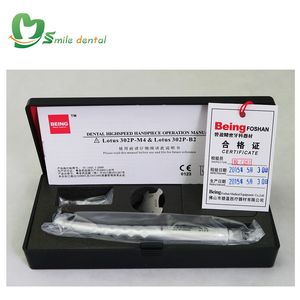 Pièce à main dentaire à <span class=keywords><strong>Triple</strong></span> pulvérisation, bouton poussoir, trombone d'air anti-réfraction, pièce à main à grande vitesse - Product Image 3