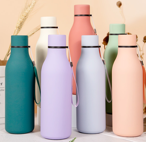 Bouteille personnalisée de 550 ml, bouteilles d'eau isothermes en acier inoxydable en stock, gobelet anti-fuite pour voyage, tasses isothermes - Product Image 2