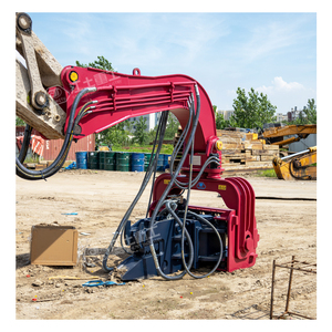 Marteau hydraulique vibro-pneumatique à double usage pour excavatrice, pour pieux en bois et pieux en béton, avec poignée latérale, pour pieux en acier, en promotion - Product Image 2