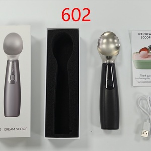 Cuchara Eléctrica para Helado, Aleación de Zinc, Grado Alimenticio, ABS, 2600mAh Recargable, 60 Minutos de Duración de Batería, Cuchara Calentadora Fácil de Usar - Product Image 2