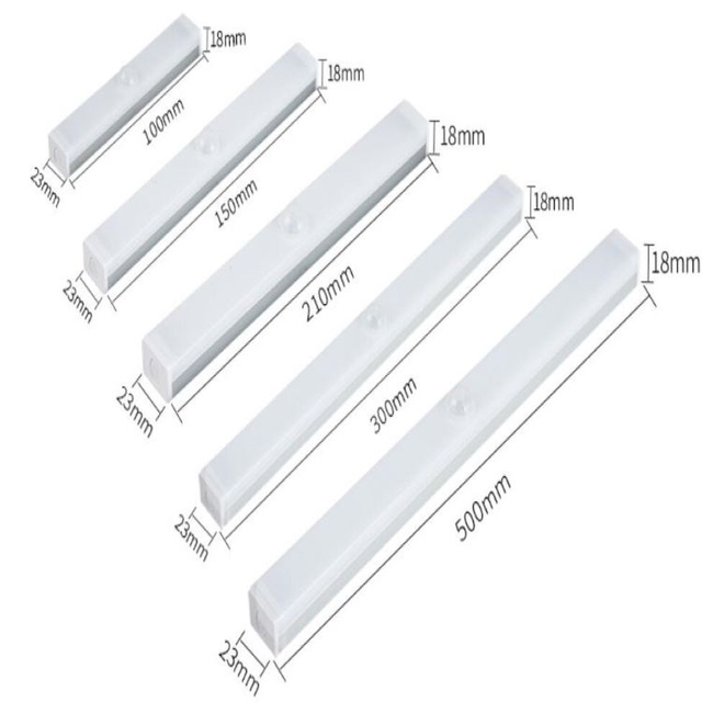 Modern Cordless Cabinet Motion Sensor Automatic Light Rechargeable LED Night Light 50000 Hours Lifespan Dimmable Adjustable