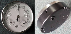 Station météo intérieure et extérieure hygromètre mécanique thermomètre à air baromètre anéroïde - Product Image 4