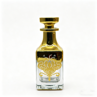 Flacons de parfum classiques de 150 ml, flacons dorés, grand flacon d'attar