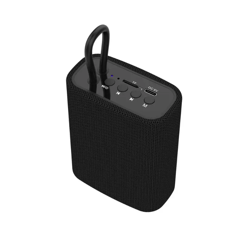Best Selling Easy Carry Portable Fabric Bluetooth Speaker TF Card Mini Speaker with FM for Outdoor Gift