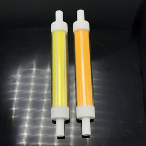 R7s LED COB bóng đèn thủy tinh Đèn pha Dimmable 15W 220V 118mm gốm ngô đèn j118 tiết kiệm năng lượng thay thế 150W Halogen đèn - Product Image 4