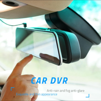 Caméra cachée à écran tactile USB pour rétroviseur de voiture Saferdriving, DVR mégapixels HD 1080P, rétroviseur DVR avec caméra pour voitures de Chine