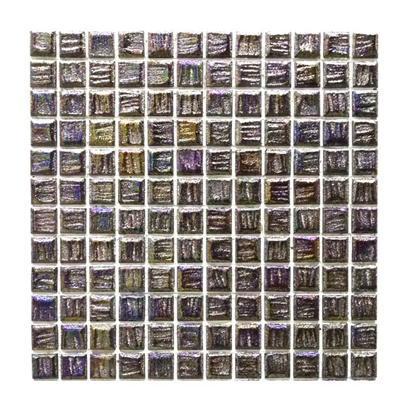 Fantasy Purple Pebble Outdoor And Indoor Glass Mosaic Tiles
