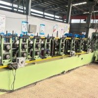 Máquina Perfiladora de Correas Metálicas Tipo C Personalizada de Fábrica con Máquina de Corte por Cizalla Volante