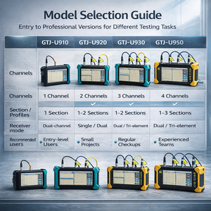 Tragbares Ultraschall-Integritätsprüfgerät Fundamentprüfgerät mit Software Ultraschallprüfgeräte-Anbieter - Product Image 2