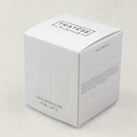 Boîte en carton personnalisée pour masque cosmétique, gaufrée, écologique, en papier PCR
