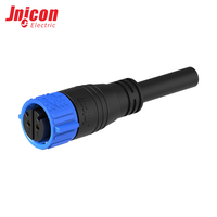 Conector de Alimentación Impermeable M25 de 2 Pines, 50A, 500V, IP67, Juego de Conectores Macho y Hembra Sobremoldeados para Sistema Solar