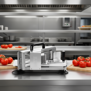 Machine à couper les tomates Vevor, en acier inoxydable, 3/8 pouce, manuelle, robuste, équipement de cuisine professionnel - Product Image 2