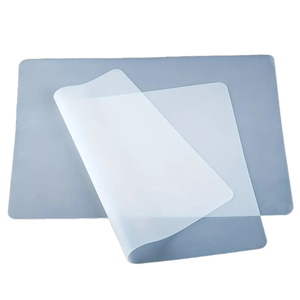 2025 Custom Eco-Friendly Non-Slip Silicone <b>Rectangle</b> Heat Resistant Kids <b>Placemats</b> Dining Crafts Refrigerator Liner - Product Image 1