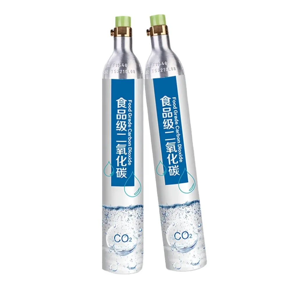 Bombola di CO2 per Soda in alluminio da 0,6 litri di alta qualità da 360g