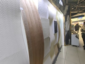 Autocollant <span class=keywords><strong>de</strong></span> placage mural moderne en pierre souple <span class=keywords><strong>de</strong></span> <span class=keywords><strong>travertin</strong></span> imprimé en 3D souple, pliable et léger - Product Image 6