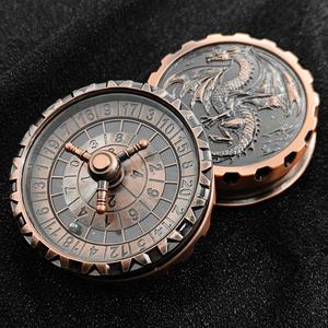 2 uds experiencia novedosa ruleta giratoria Big Spinner mazmorras y dragones juego a granel DND <span class=keywords><strong>dados</strong></span> - Product Image 2