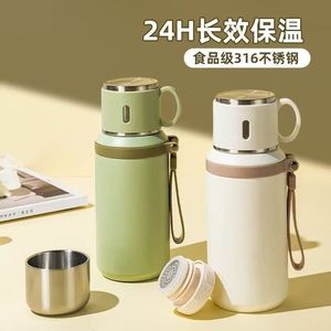 Stainless Steel Water <b>Bottle</b> 304 Insulated Large Capacity Portable For Outdoor Travel Office Home Use - Product Image 3