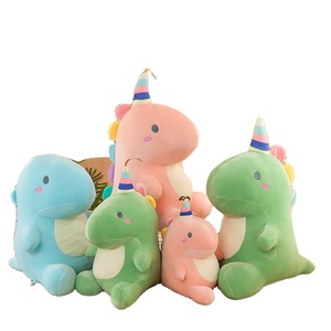Offre Spéciale Super doux belle dinosaure en peluche poupée dessin animé jouet personnalisable PP coton bébé Abbraccio poupée sommeil oreiller - Product Image 2