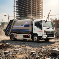 Camion à ordures électrique à compression EV 4x2 11m3, véhicule à énergie nouvelle, directement de l'usine
