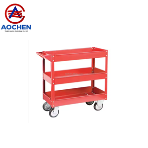 AOCHEN Chariot à outils commercial renforcé à 3 niveaux: chariot de stockage d'outils d'entrepôt et d'atelier avec roulettes silencieuses - Product Image 5