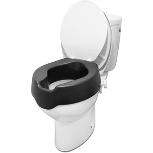 Rehausseur de siège de toilette souple (10 cm), Rehausseur de siège de toilette pour adultes avec couvercle KMINA K30005 - Product Image 3
