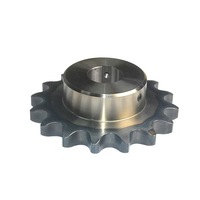 Pignon de chaîne à rouleaux en acier standard ISO KANA alésage fini avec rainure de clavette et vis de réglage certifié ANSI pour chaîne à rouleaux #80