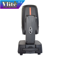 Luces LED Móviles Vlite 350W 17R con Temperatura de Color de 8000K, Enfoque Motorizado, Prisma, Estroboscópico, Rueda de Gobos y Control DMX512