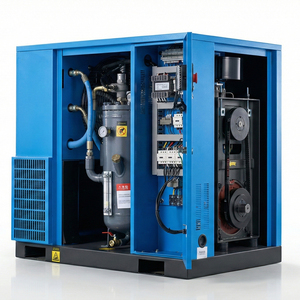Conversion de fréquence de qualité fiable vsd 15hp petit compresseur d'air électrique 10 bar 500l avec débit d'air stable - Product Image 4