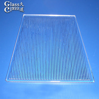 Lentille en verre borosilicaté linéaire pour projecteur et verre à lumière led