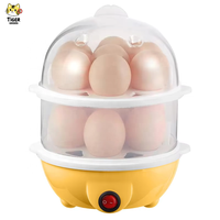 Cuiseur à œufs électrique automatique double couche Tgyw pour usage domestique, boîtier en plastique multifonctionnel pour usage domestique E003