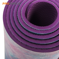 Impression numérique TPE Tapis de yoga Tie Dye Tapis de yoga en caoutchouc naturel Nouveau daim TPESublimation Transfer Printing Tapis de yoga