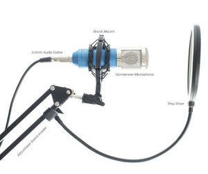 Microphone capacitif BM-800 réseau K-l'enregistrement de chansons micro NB-35 support BOP <span class=keywords><strong>Carte</strong></span> <span class=keywords><strong>Son</strong></span> USB ensemble - Product Image 3
