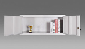 Armoire de classement minimaliste en métal blanc avec serrure à clé pour bureau et usage domestique - Product Image 6